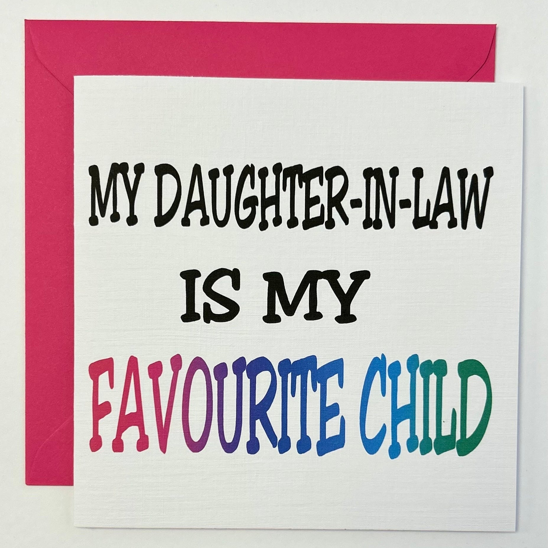 Daughter favourite child