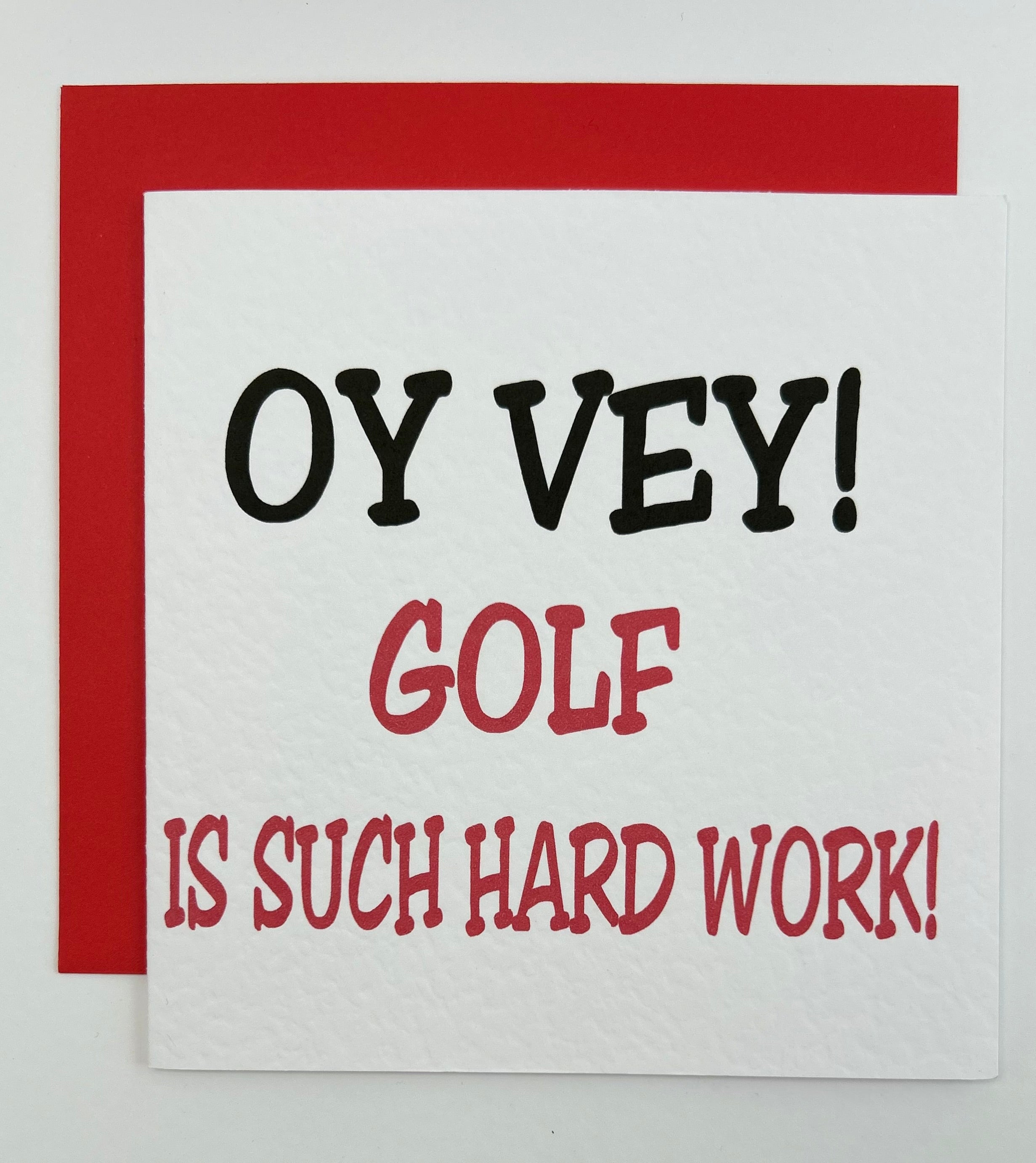 Oy vey! golf