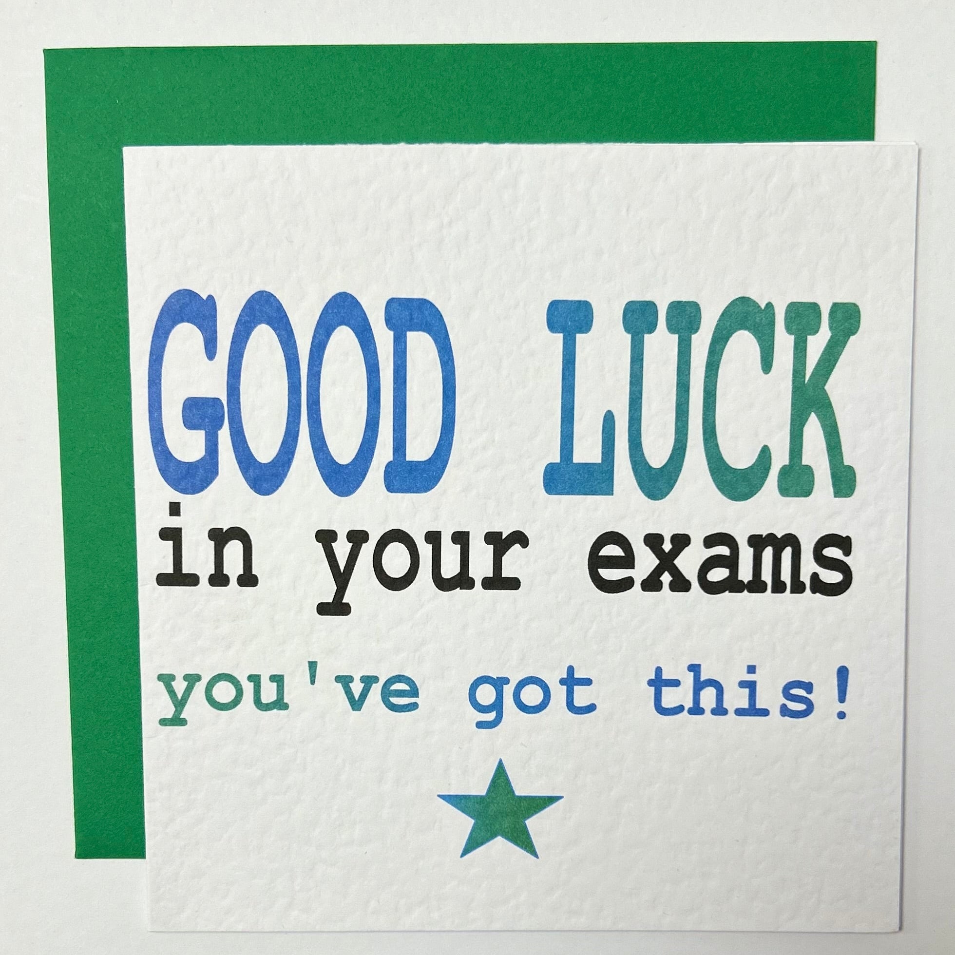 Good luck in your exams