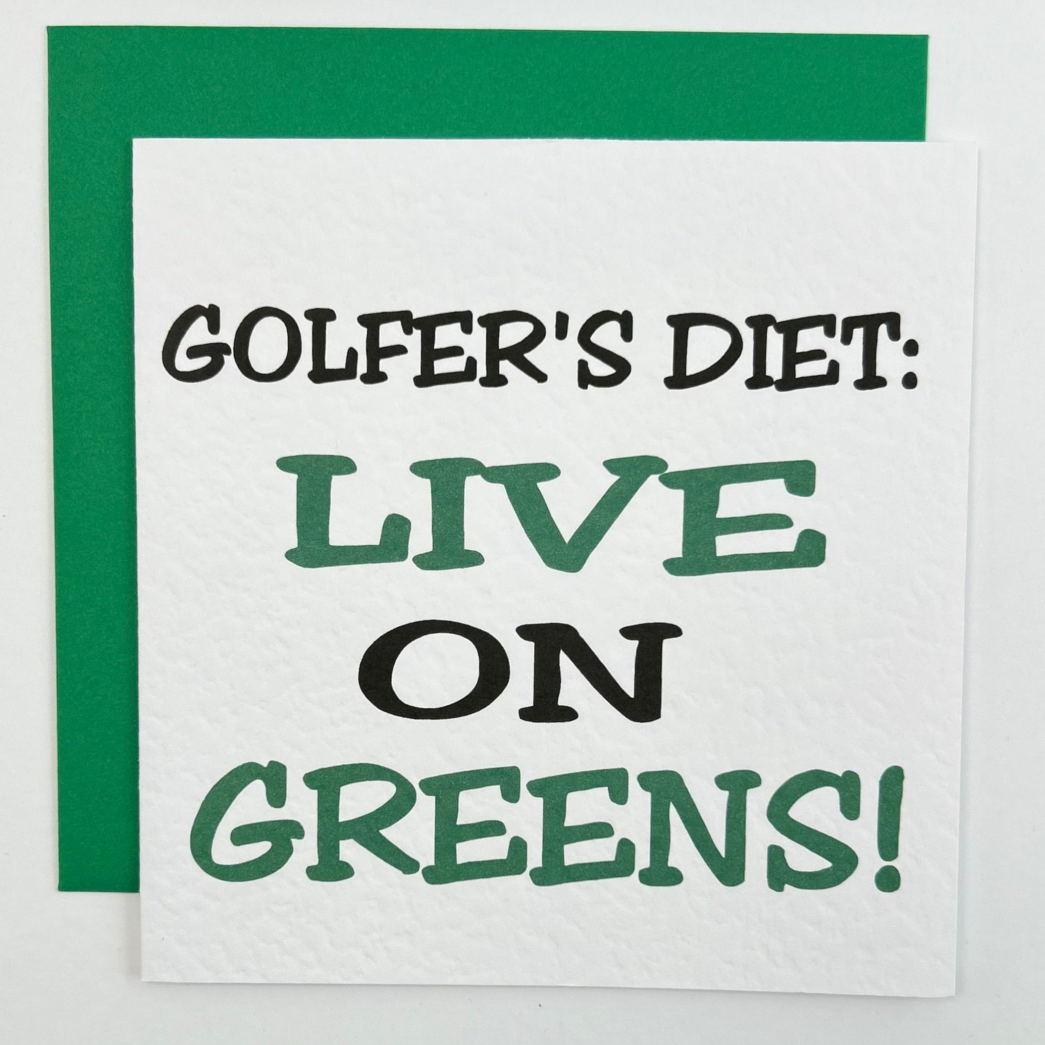 Golfer's diet: