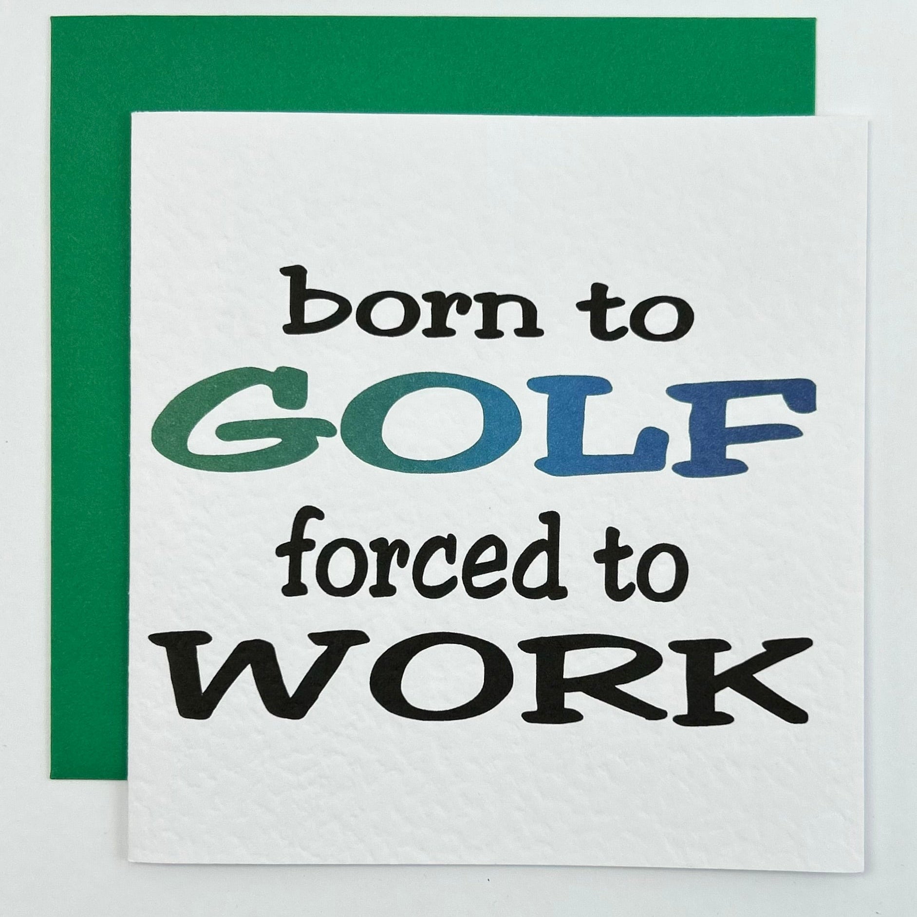 Born to golf