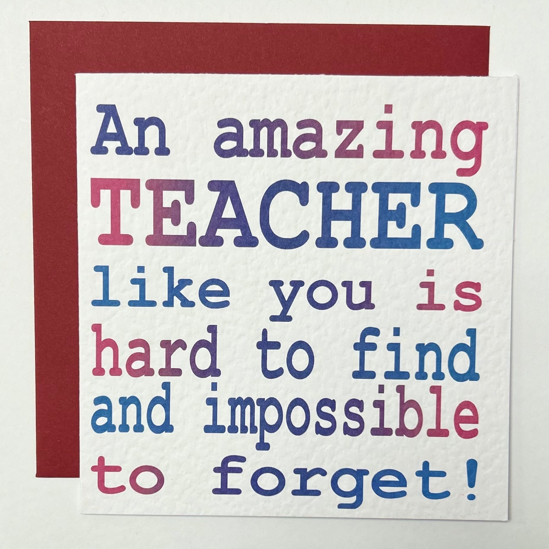 An amazing teacher like you