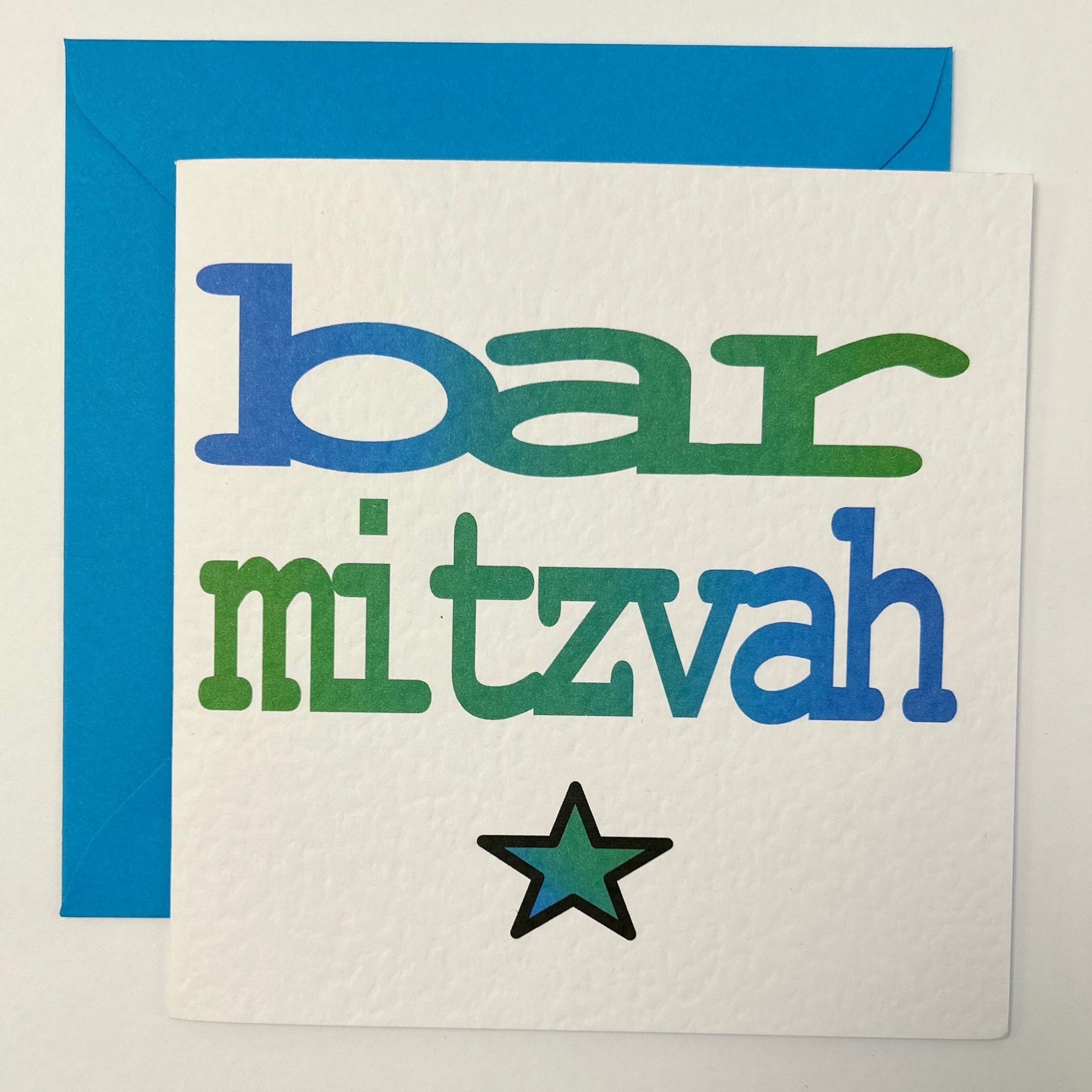 101 Bar Mitzvah Star Card