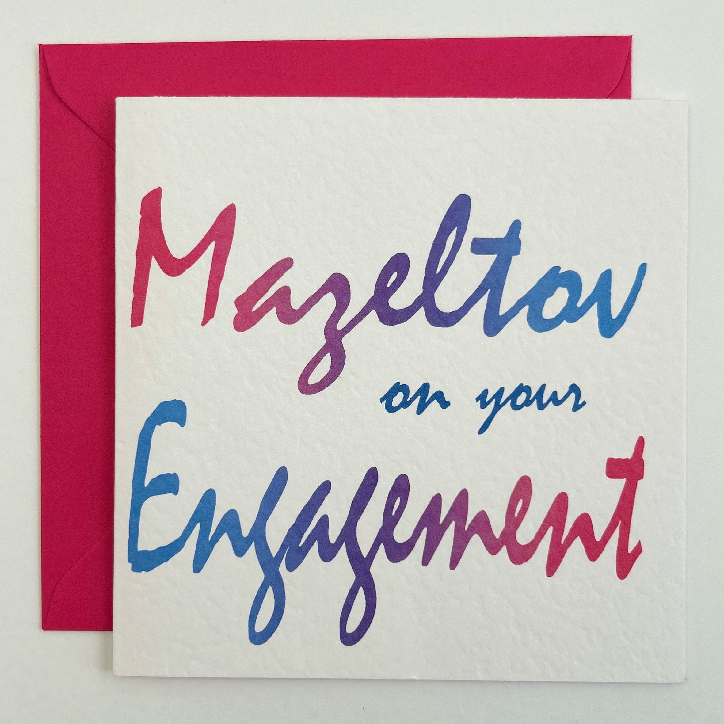 Mazeltov on your Engagement