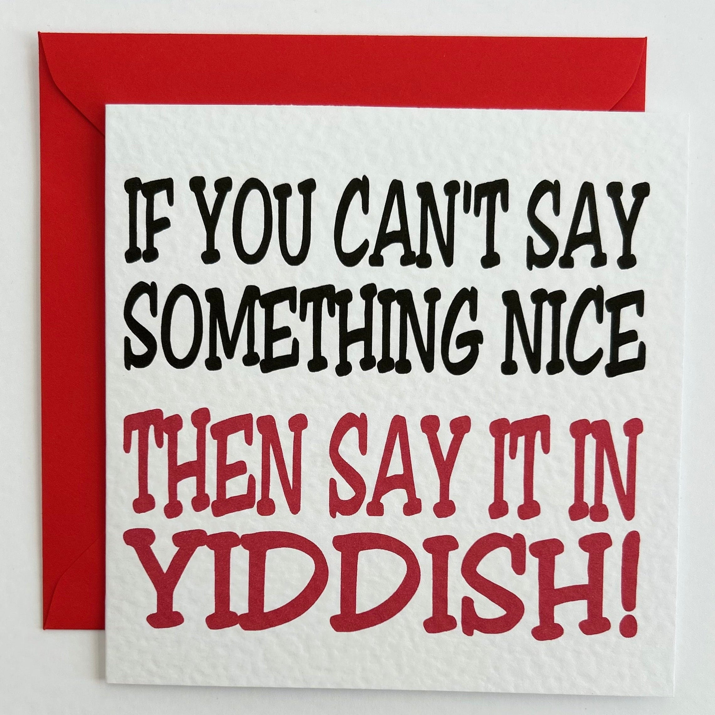 Say it in Yiddish!