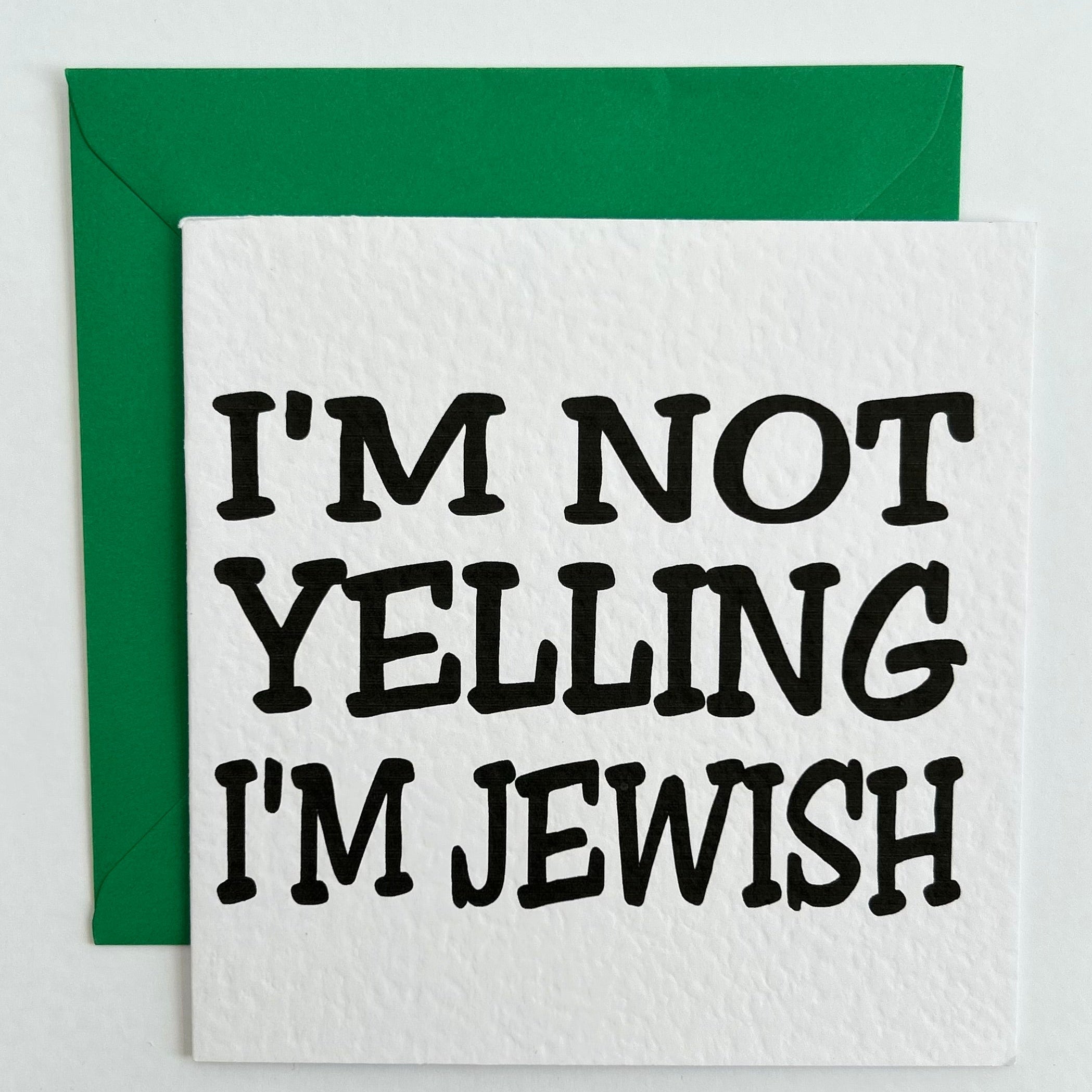 I'm Jewish