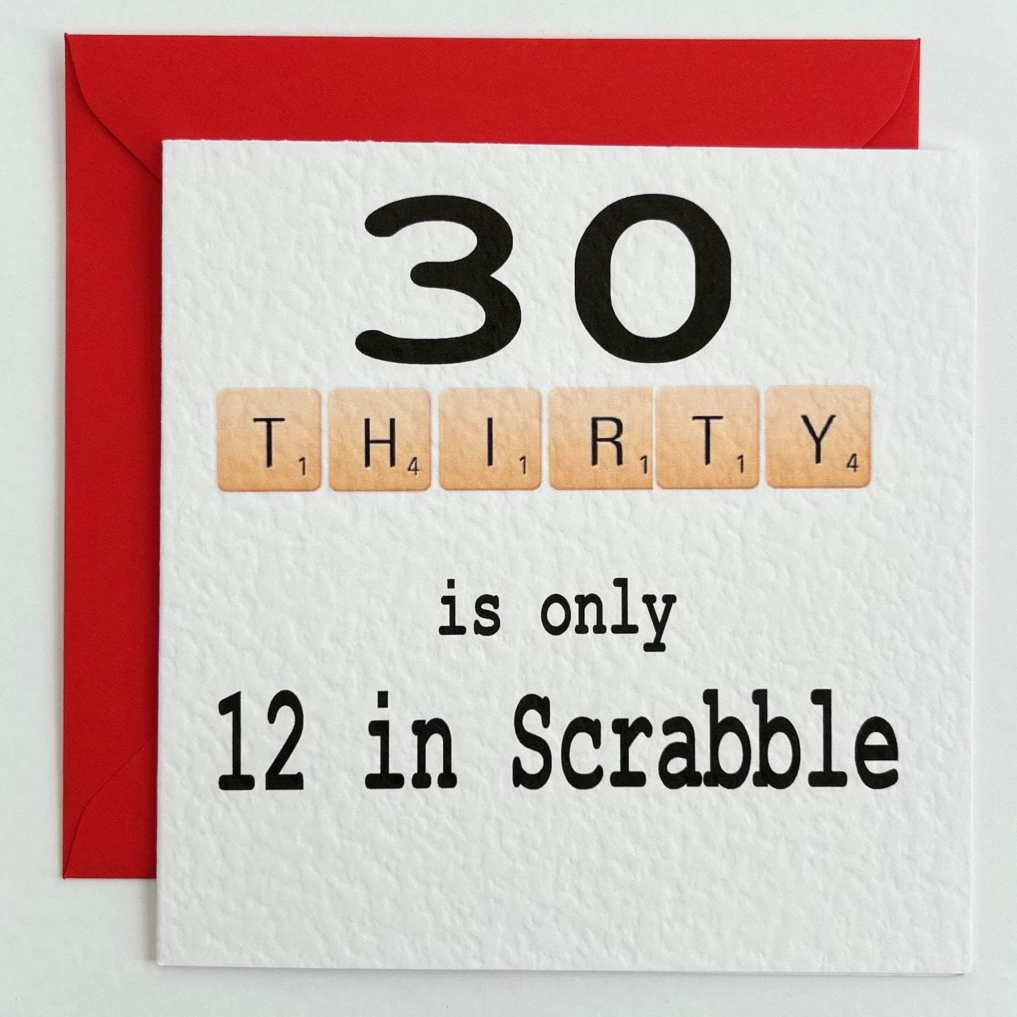 Birthday Scrabble 30