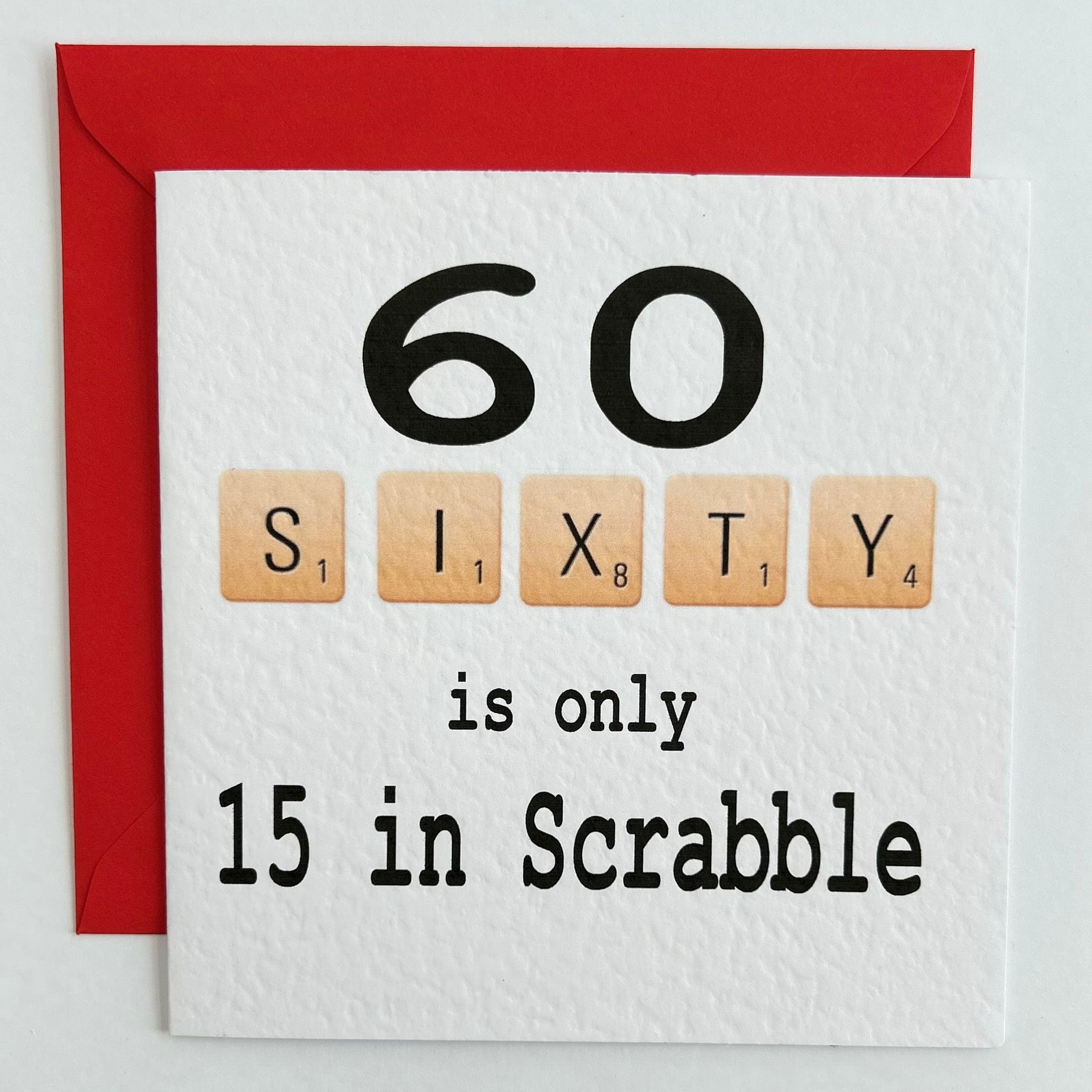 Birthday Scrabble 60