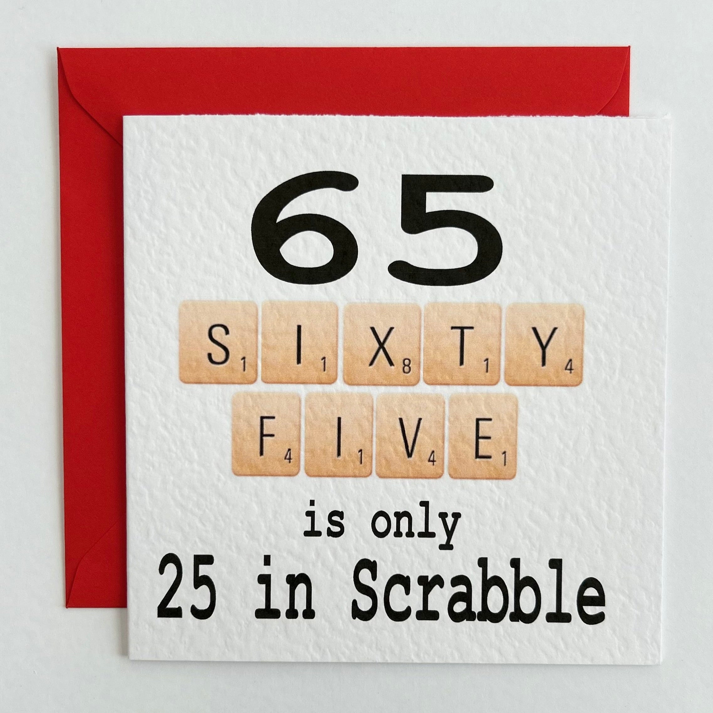 Birthday Scrabble 65